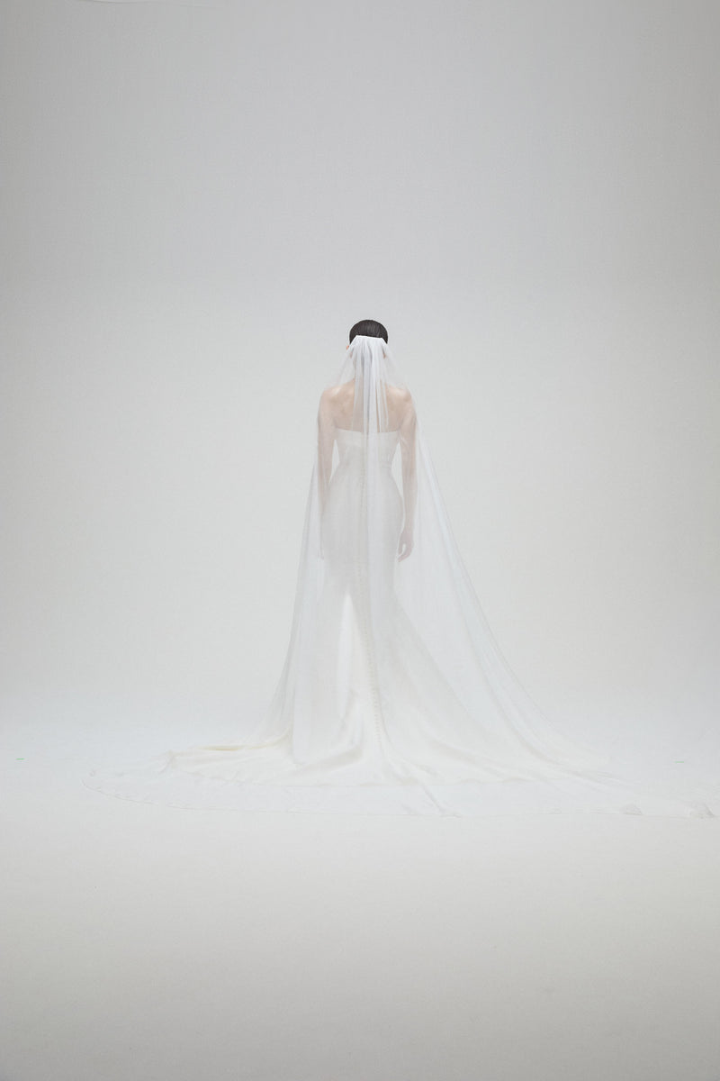 Silk Chiffon Veil – Amsale