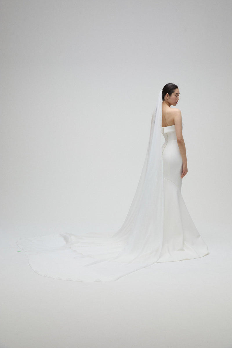 Silk Chiffon Veil