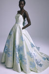 Hyacinth, dress from Collection Bridal by Amsale, Fabric: jacquard