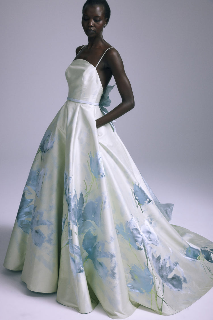 Hyacinth, dress from Collection Bridal by Amsale, Fabric: jacquard