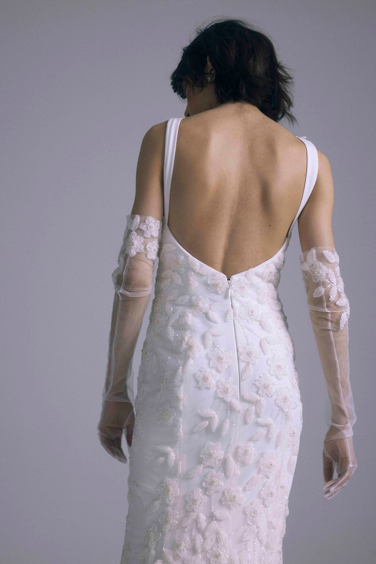 Julian, dress from Collection Bridal by Amsale, Fabric: embroidered-tulle