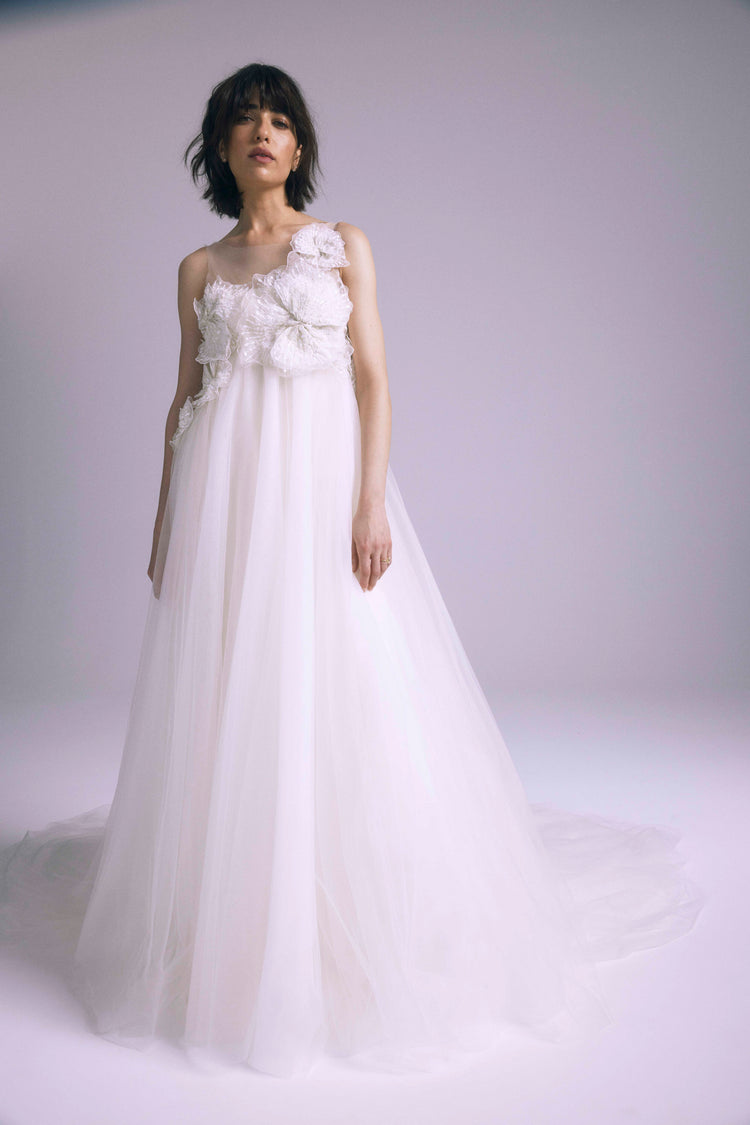 Lyra, dress from Collection Bridal by Amsale, Fabric: tulle