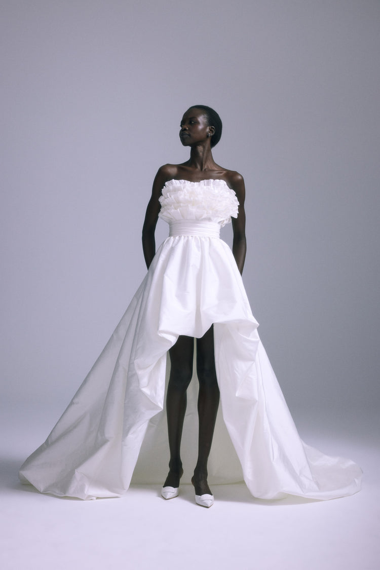 Mura, dress from Collection Bridal by Amsale, Fabric: taffeta