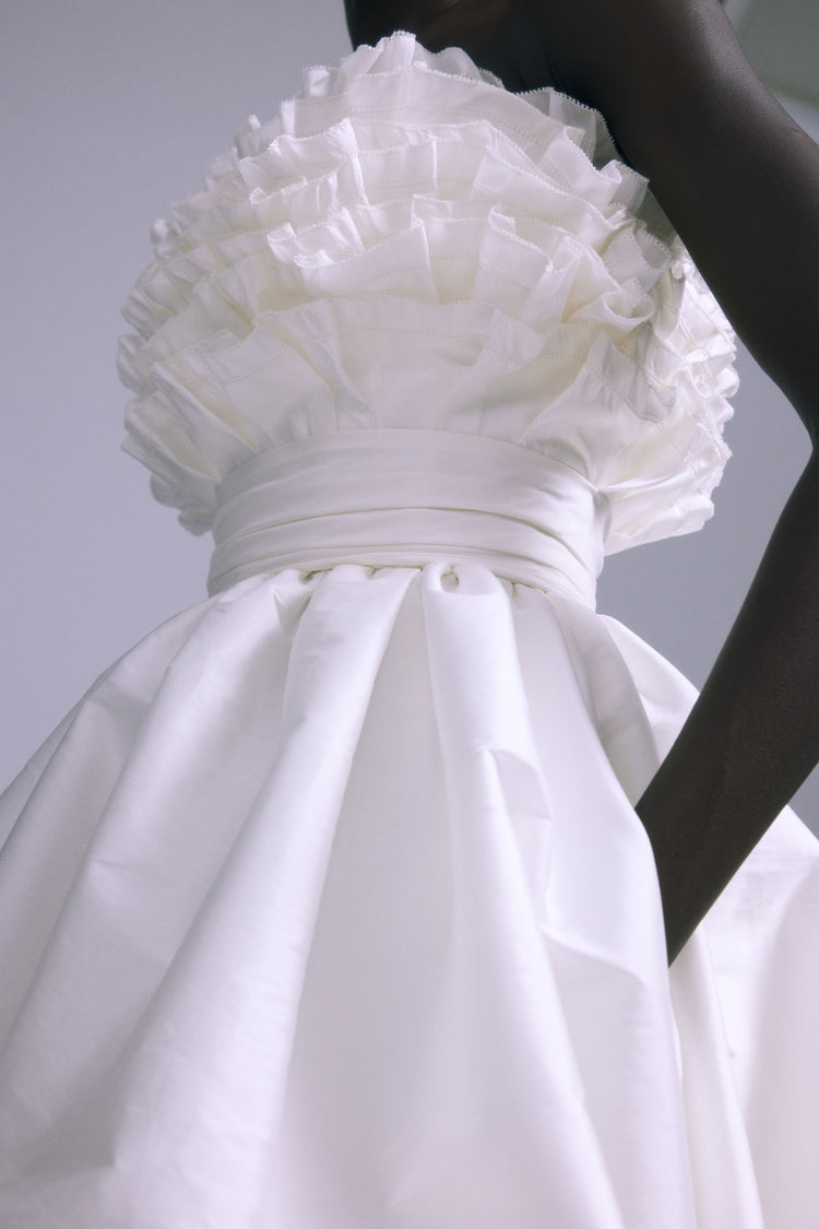 Mura, dress from Collection Bridal by Amsale, Fabric: taffeta
