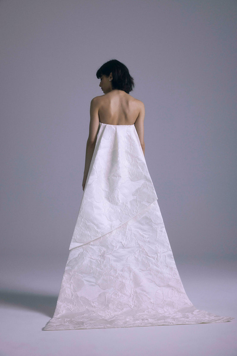 Petra Silk-White-Ivory / mm / Extra Length | Amsale