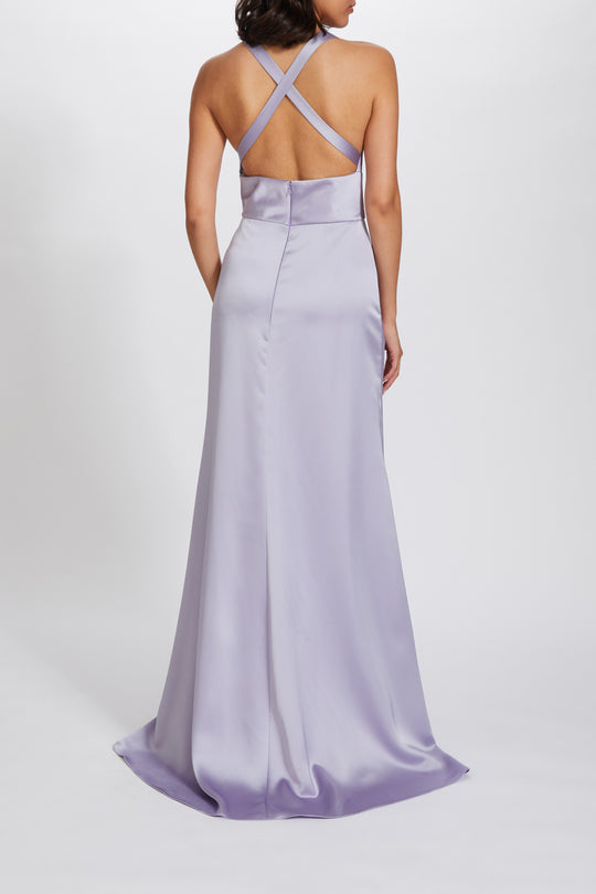 Amina, $300, dress from Collection Bridesmaids by Amsale, Fabric: fluid-satin
