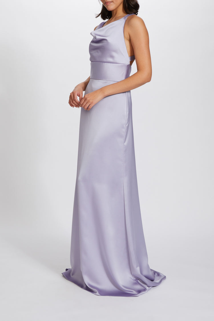 Amina, dress from Collection Bridesmaids by Amsale, Fabric: fluid-satin