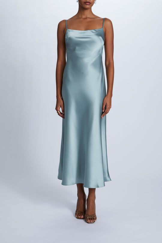 Andy, $300, dress from Collection Bridesmaids by Amsale, Fabric: fluid-satin