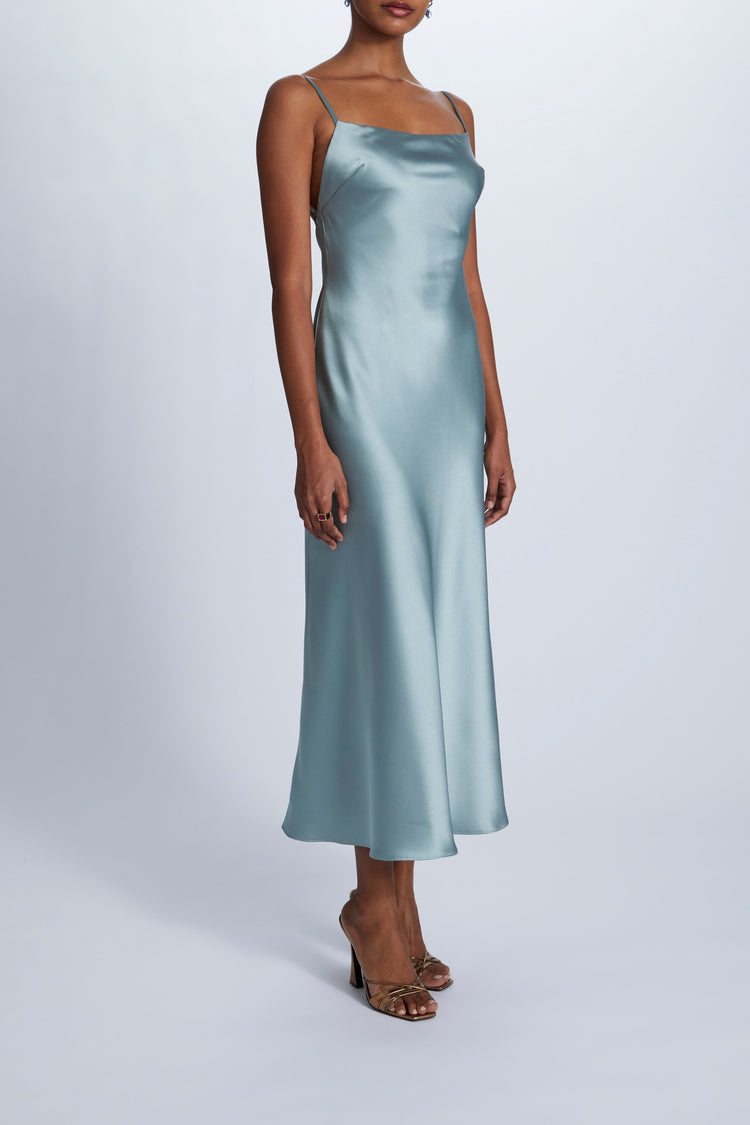 Andy, dress from Collection Bridesmaids by Amsale, Fabric: fluid-satin