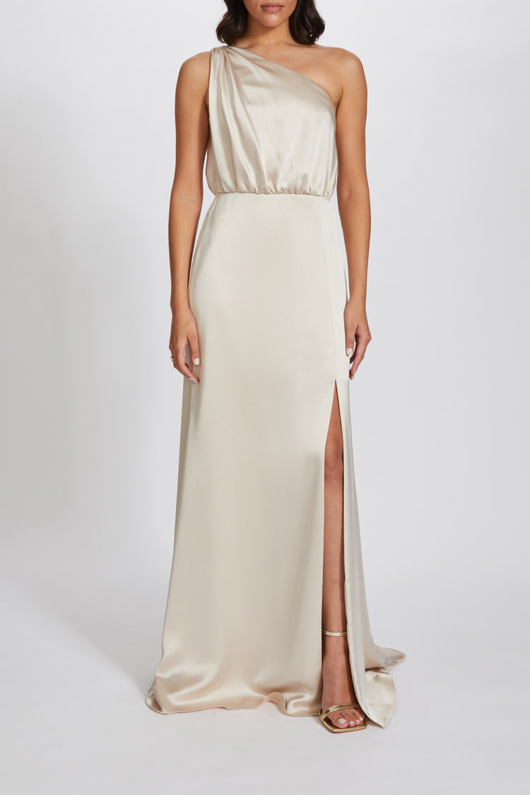 Caprice, dress from Collection Bridesmaids by Amsale, Fabric: fluid-satin