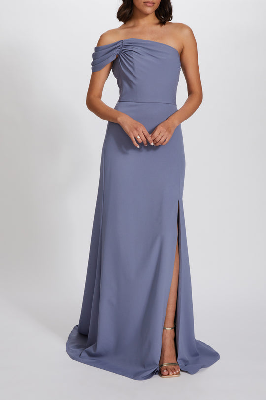 Dorothy, $300, dress from Collection Bridesmaids by Amsale, Fabric: crepe