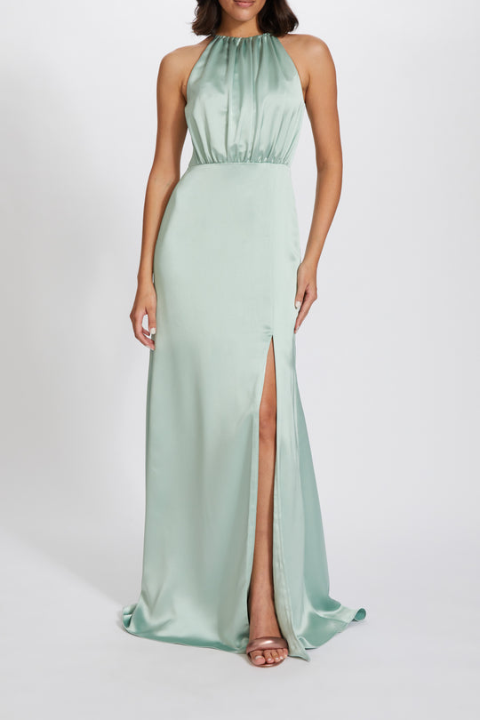 Lacey, $300, dress from Collection Bridesmaids by Amsale, Fabric: fluid-satin