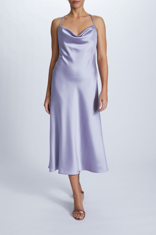 Lottie, $300, dress from Collection Bridesmaids by Amsale, Fabric: fluid-satin