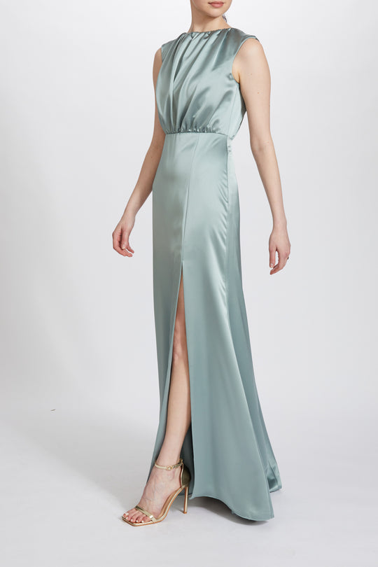 Maxine, $300, dress from Collection Bridesmaids by Amsale, Fabric: fluid-satin