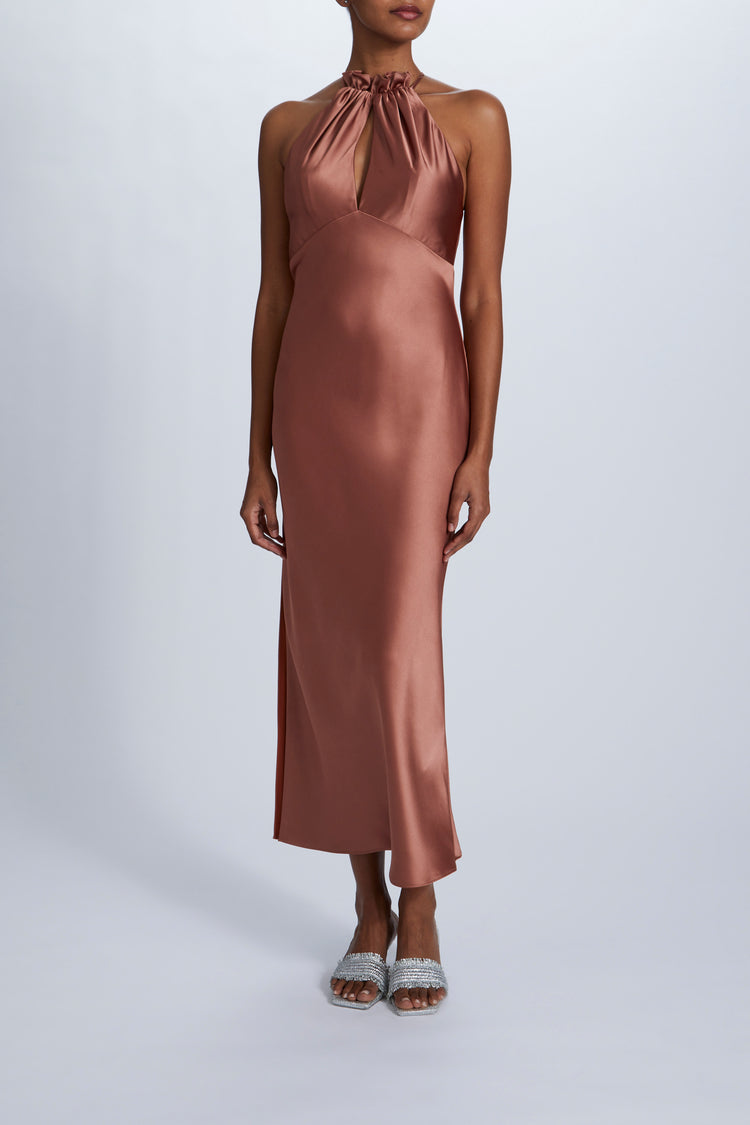 Orla, dress from Collection Bridesmaids by Amsale, Fabric: fluid-satin