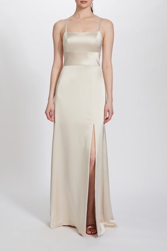 Tova, $300, dress from Collection Bridesmaids by Amsale, Fabric: fluid-satin