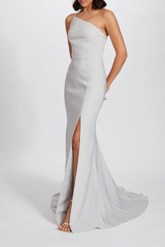 Zuri, $300, dress from Collection Bridesmaids by Amsale, Fabric: faille