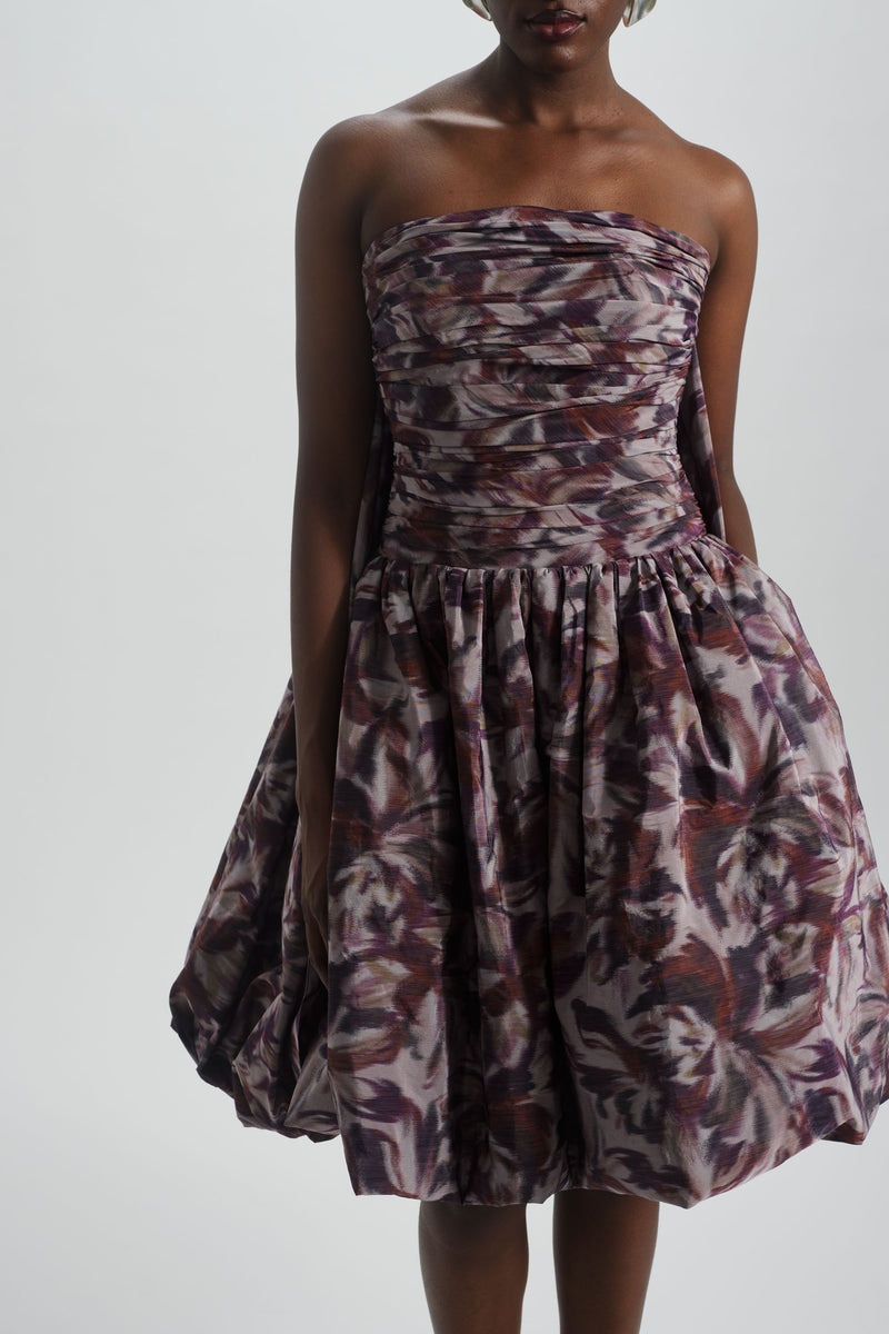 Drop-Waist Bubble Hem Dress – Amsale