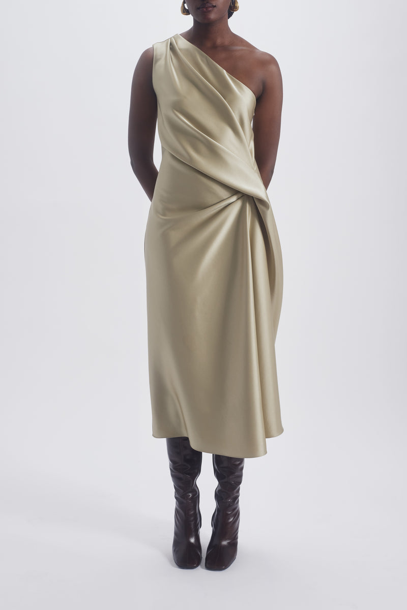 Asymmetric Drape Dress | Amsale Asymmetric Drape Dress | Amsale