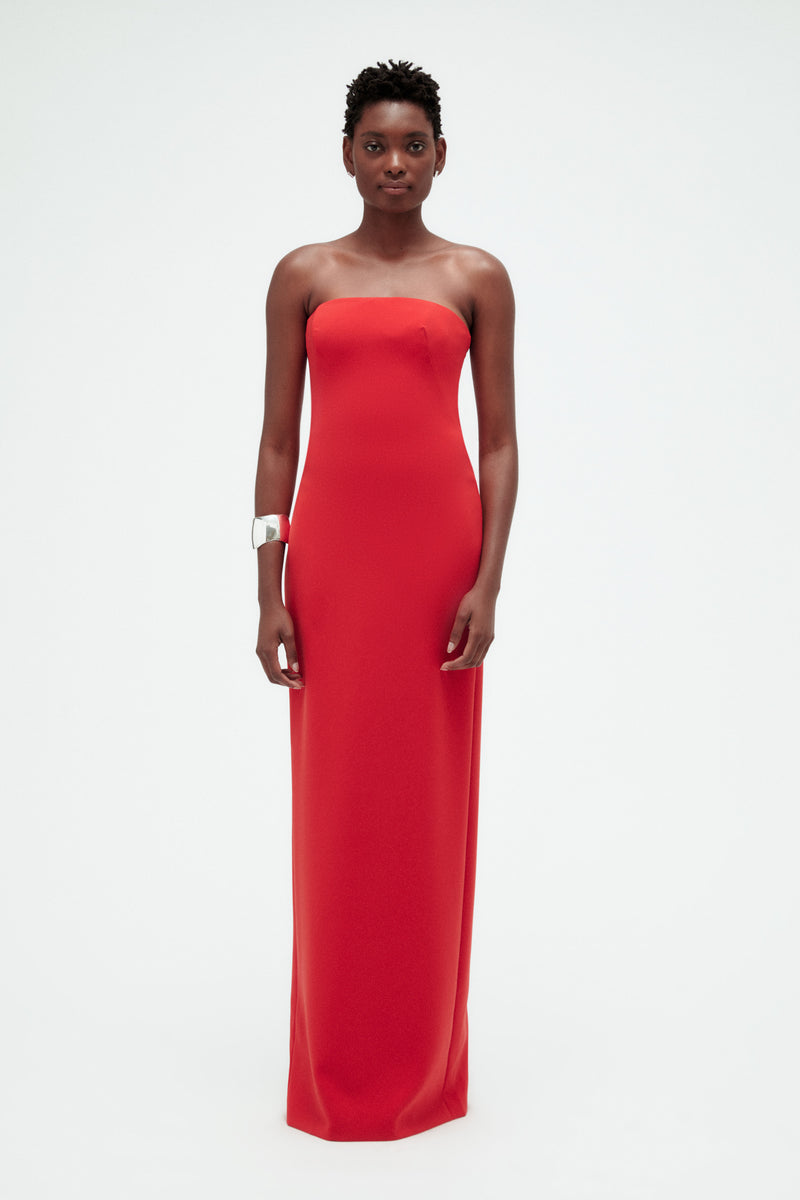 Stretch Crepe Column Dress – Amsale