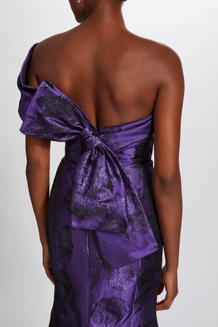 P579 - Purple-Black, dress by color from Collection Evening by Amsale