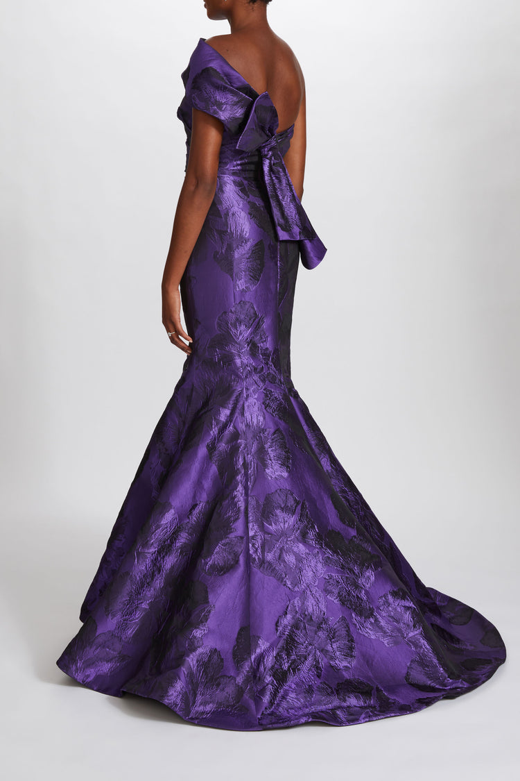 P579 - Purple-Black, dress by color from Collection Evening by Amsale