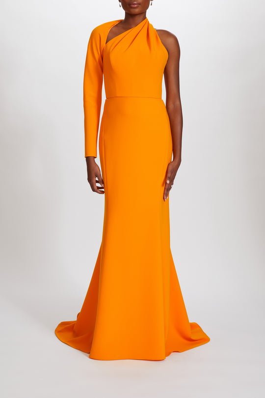 P603 - One Shoulder Gown, $1,295, dress from Collection Evening by Amsale, Fabric: italian-stretch-crepe