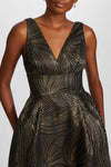 P634 - Black-Gold, dress by color from Collection Evening by Amsale