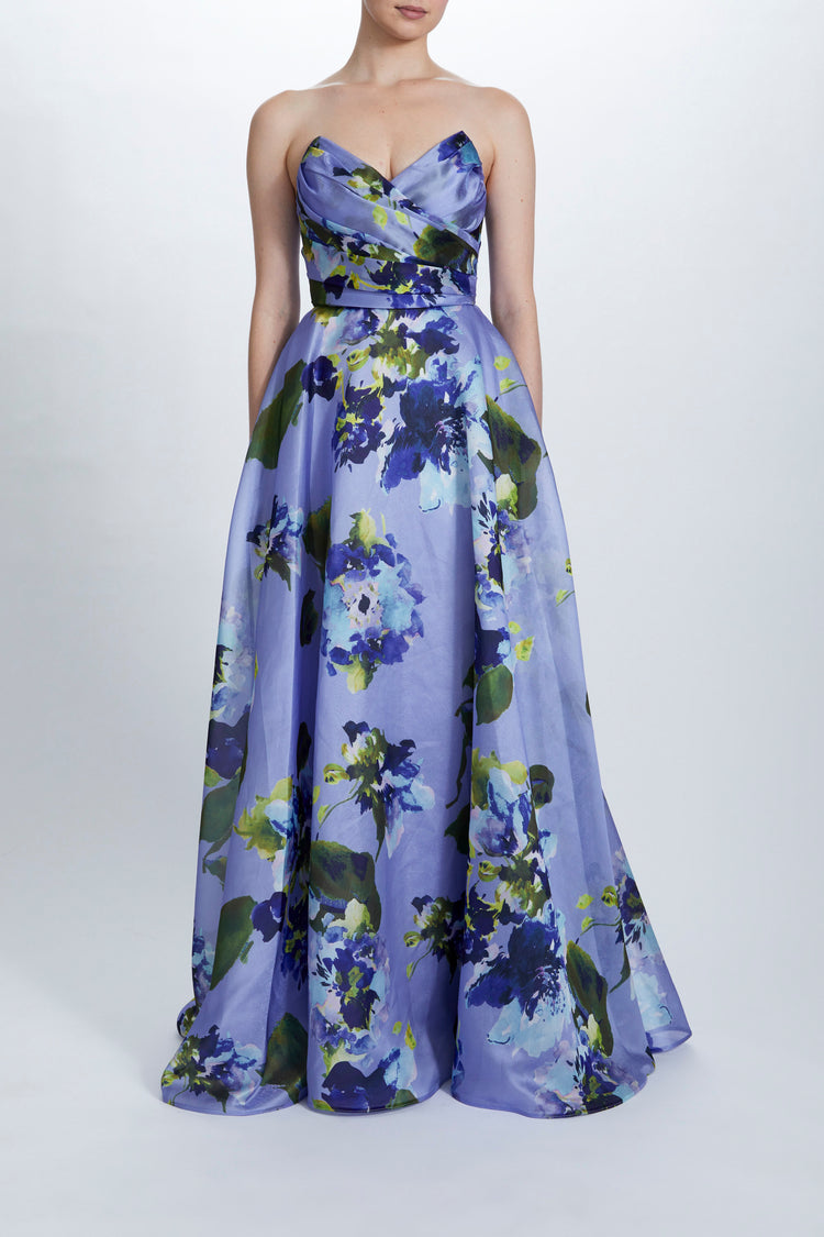 P704 - Lilac-Multi, dress by color from Collection Evening by Amsale