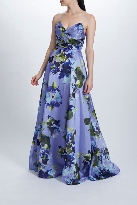 P704, $1,895, dress from Collection Evening by Amsale, Fabric: print