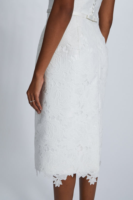 LW242, $795, dress from Collection Little White Dress by Amsale, Fabric: lace