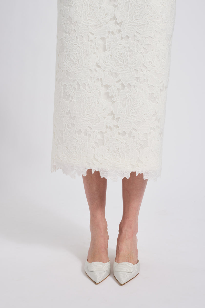 Guipure Lace Dress Ivory / 00 | Amsale Guipure Lace Dress Ivory / 00 | Amsale