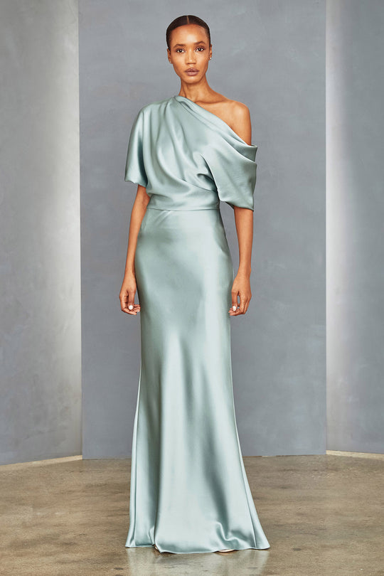 P359S - The Slouch Dress, $495, dress from Collection Evening by Amsale, Fabric: fluid-satin