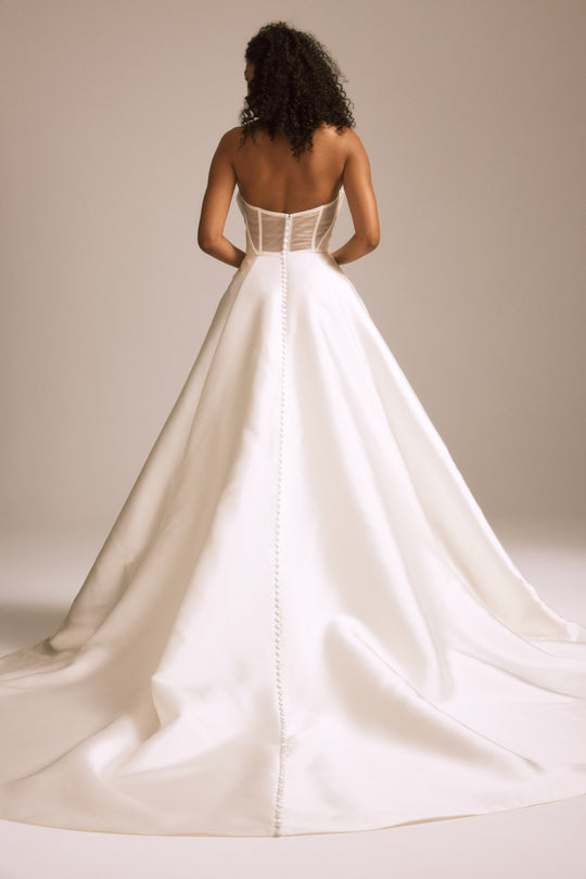 Austria, $3,295, dress from Collection Bridal by Nouvelle Amsale, Fabric: mikado