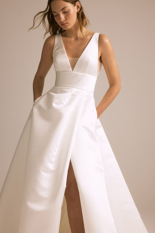 Benton, $2,795, dress from Collection Bridal by Nouvelle Amsale
