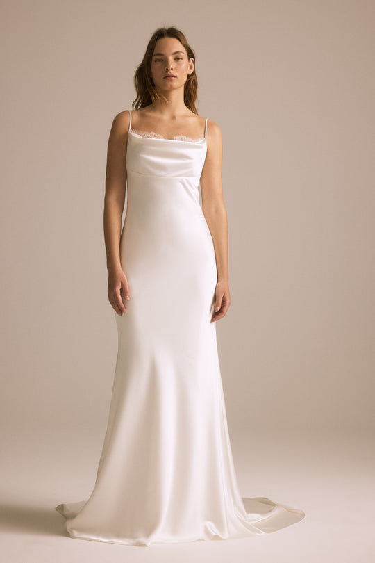 Dune, $1,995, dress from Collection Bridal by Nouvelle Amsale