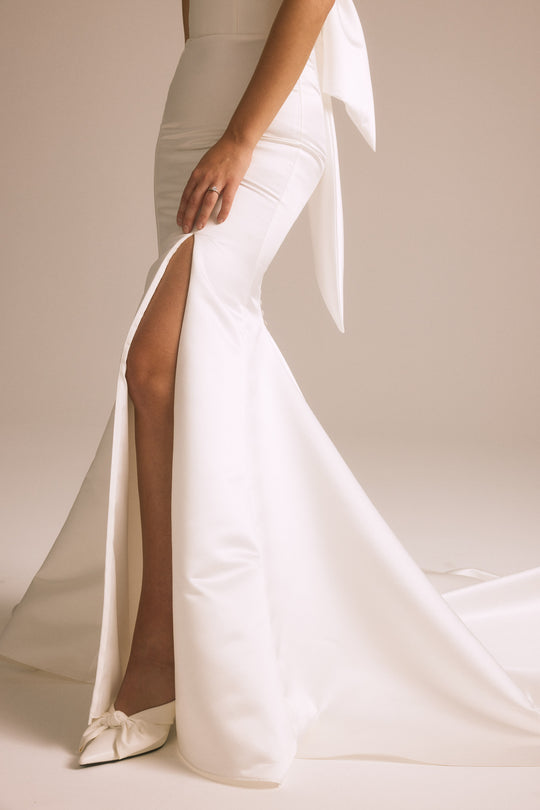 Louise, $2,595, dress from Collection Bridal by Nouvelle Amsale