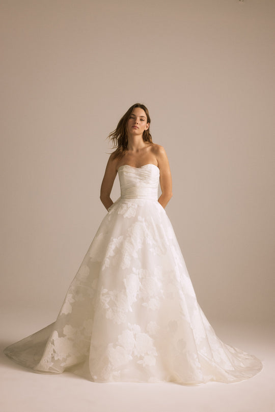 Marcelina, $4,200, dress from Collection Bridal by Nouvelle Amsale