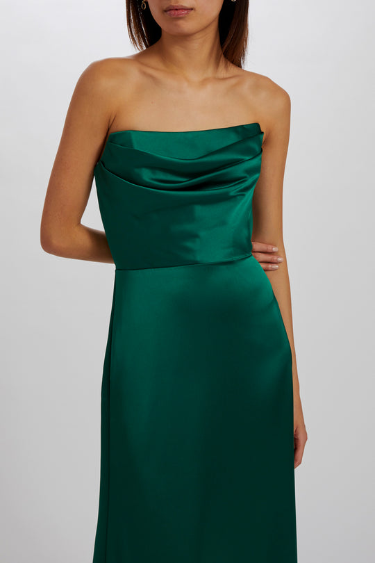 Jara, $300, dress from Collection Bridesmaids by Amsale, Fabric: fluid-satin