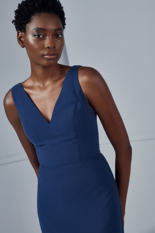 Tyrie, $270, dress from Collection Bridesmaids by Amsale, Fabric: flat-chiffon