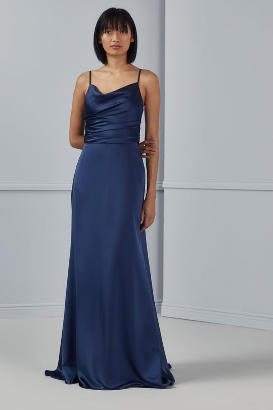 Cody, $295, dress from Collection Bridesmaids by Amsale, Fabric: fluid-satin