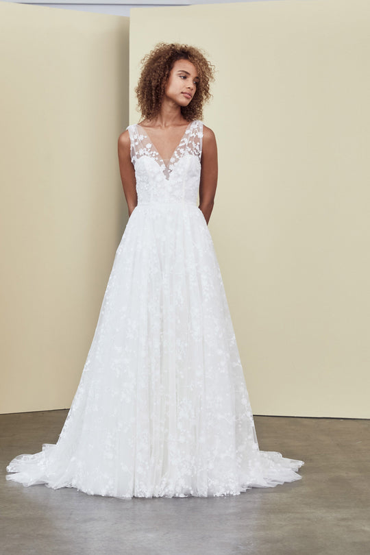 Elliot, $2,595, dress from Collection Bridal by Nouvelle Amsale