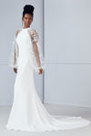 Kier, dress from Collection Bridal by Amsale, Fabric: crepe