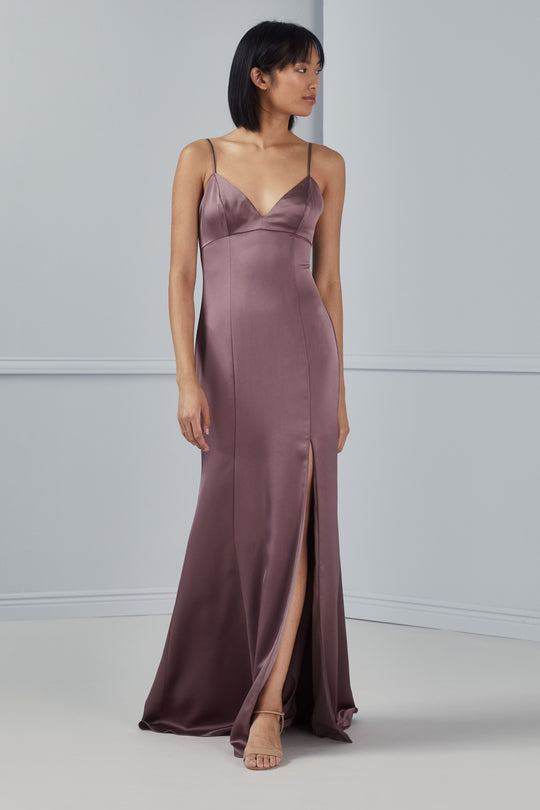 Briar, $300, dress from Collection Bridesmaids by Amsale, Fabric: fluid-satin