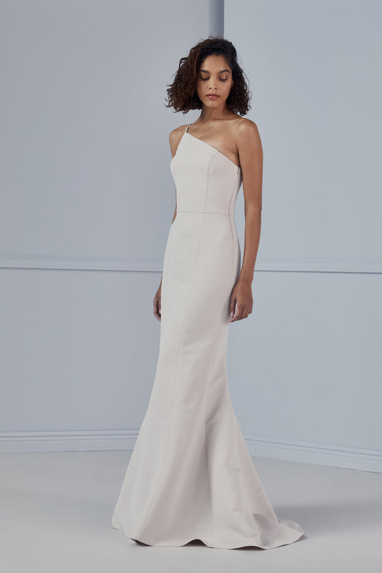 Cecilia, dress from Collection Bridesmaids by Amsale, Fabric: faille