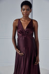 Tess - Maternity Dress, dress from Collection Bridesmaids by Amsale, Fabric: fluid-satin