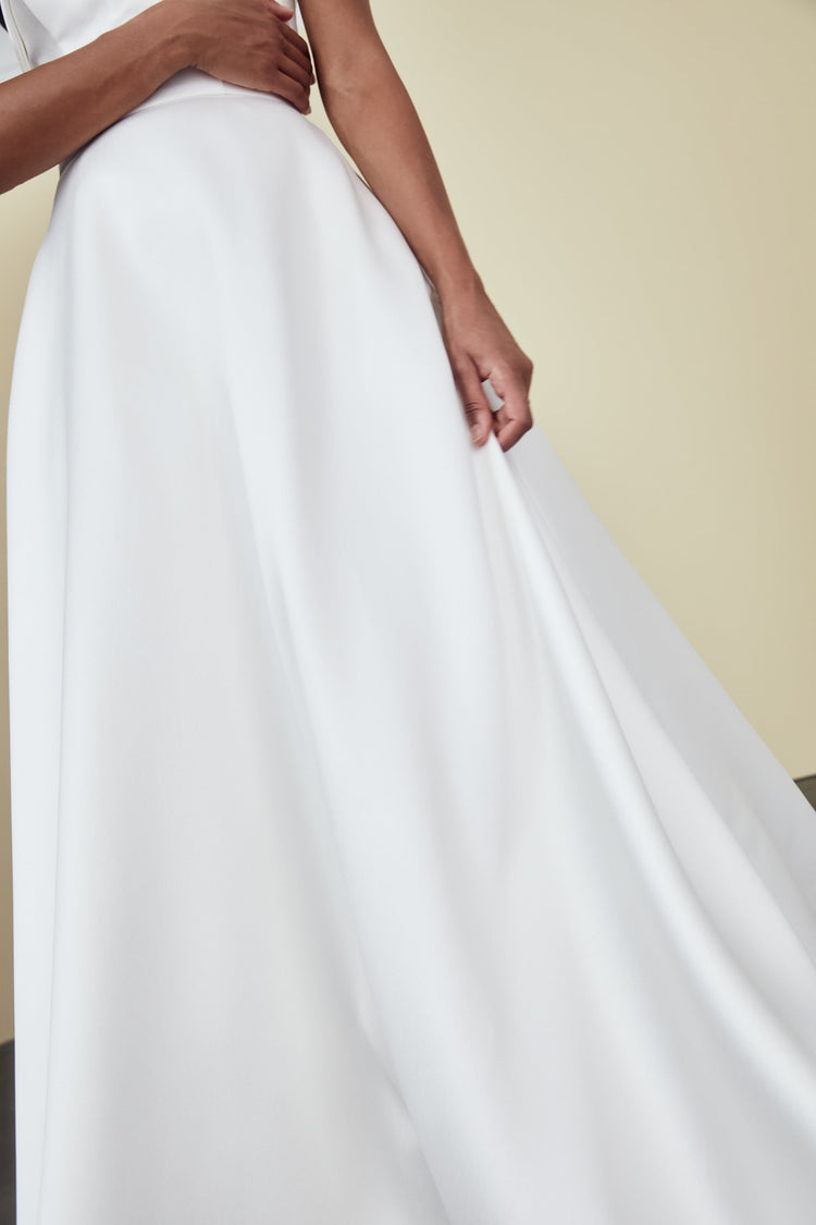 Rainey, dress from Collection Bridal by Nouvelle Amsale, Fabric: mikado