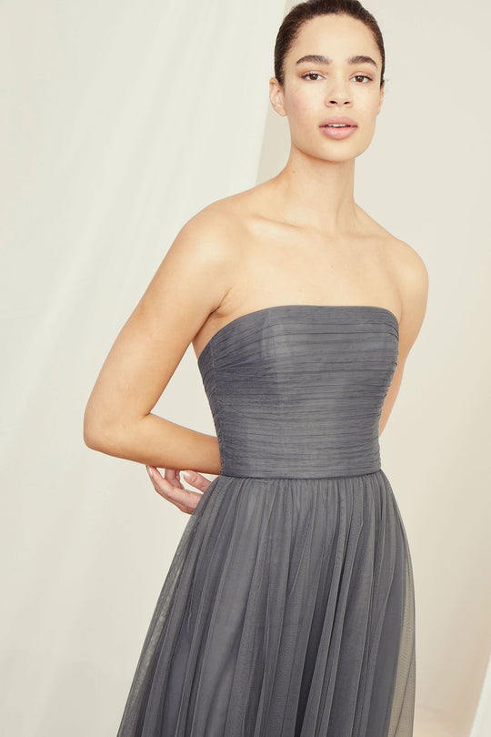 Ashby, $270, dress from Collection Bridesmaids by Amsale, Fabric: tulle