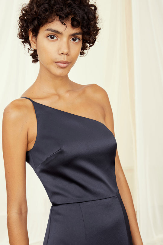Kaia, $300, dress from Collection Bridesmaids by Amsale, Fabric: fluid-satin