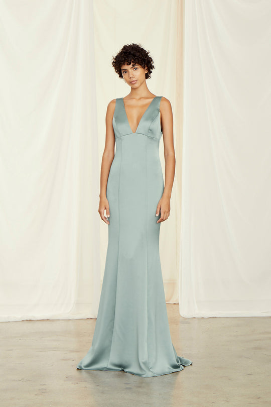 Leif, $300, dress from Collection Bridesmaids by Amsale, Fabric: fluid-satin